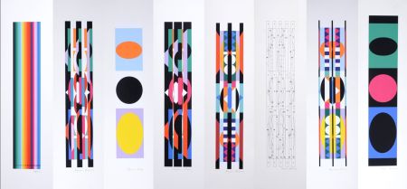 Siebdruck Agam - +-X9 Suite, 1977 - Hand-signed