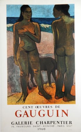 Lithographie Gauguin - 100 Oeuvres de Gaugin Galerie Charpentier