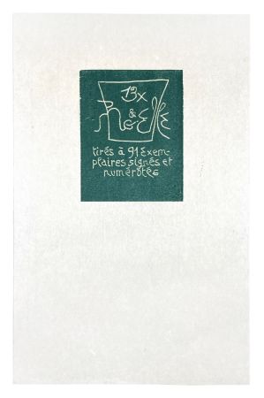 Holzschnitt Müller - 13 FOIS ELLE ET MOI - COLOPHON II