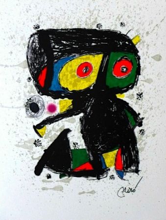 Lithographie Miró - 15 ans Poligrafa