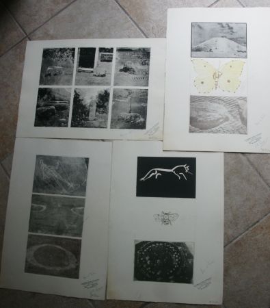 Stich Tilson - 15 prints on four sheets, 1 hand coloured