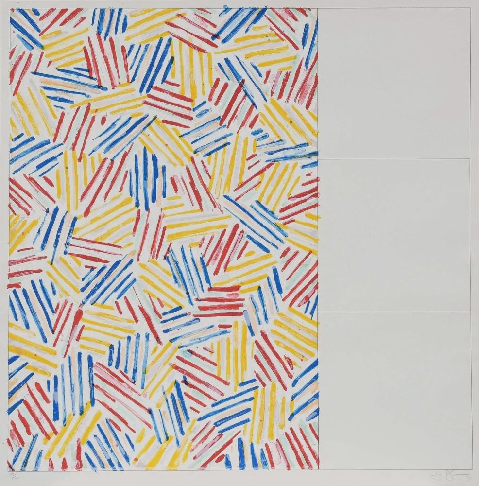 Lithographie Johns - #1 (After 'Untitled 1975')