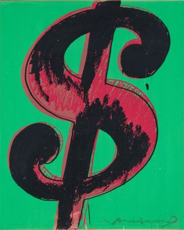 Siebdruck Warhol - $ (1), II.279