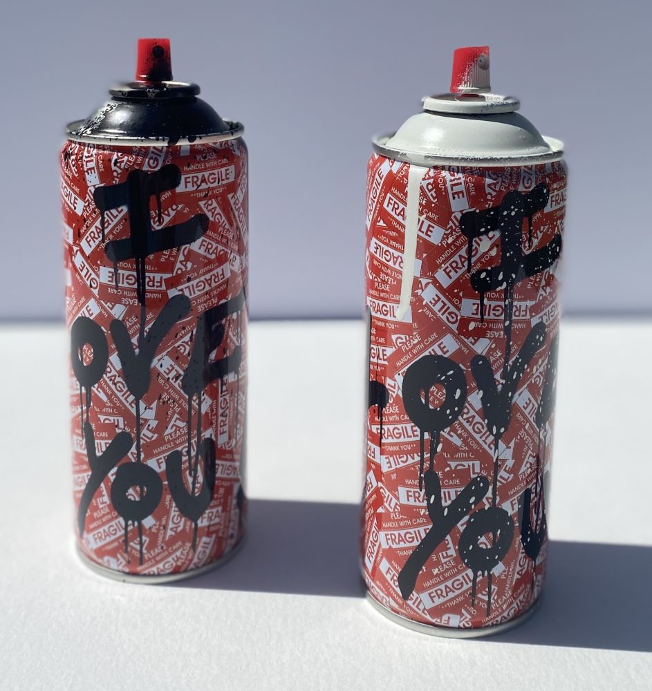 Keine Technische Mr. Brainwash - 2 I Love You Spray Cans