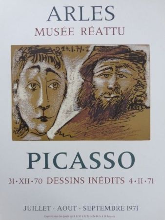 Plakat Picasso - 31-XII-70 DESSINS INEDITS 4-11-71