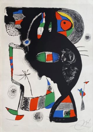 Lithographie Miró - 42, rue Blomet 