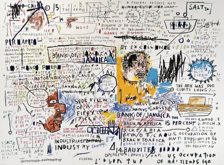 Siebdruck Basquiat - 50 Cent Piece