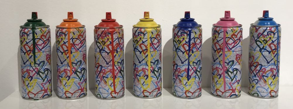 Keine Technische Mr. Brainwash - 7 Heart Spray Cans