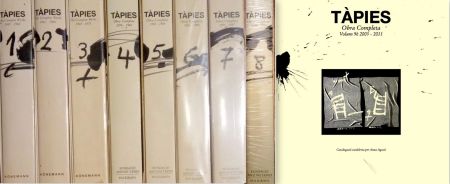 Illustriertes Buch Tàpies - 8 Volumes - Tàpies Complet Work - Catalogue raisoneé