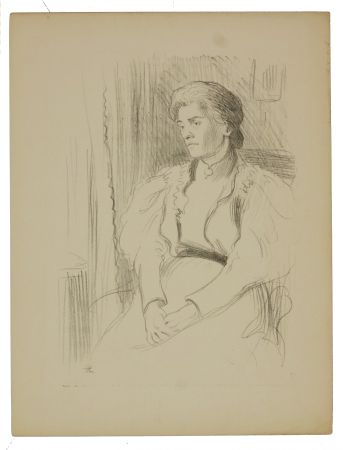 Lithographie Hermann-Paul - 9. Jeune femme