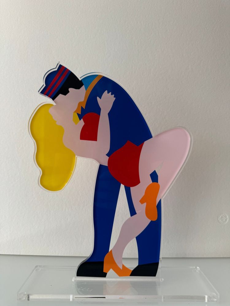 Siebdruck Lodola - A famous kiss