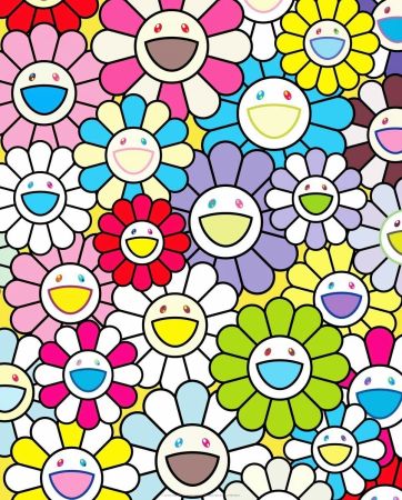 Lithographie Murakami - A Little Flower Painting II