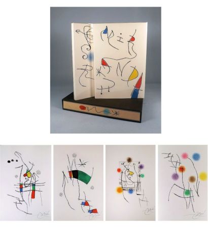 Illustriertes Buch Miró - A. Pieyre de Mandiargues. MIRANDA. LA SPIRALE. Eaux-fortes de Joan Miró (1974)