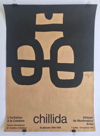 Plakat Chillida - Abbaye de Montmajour