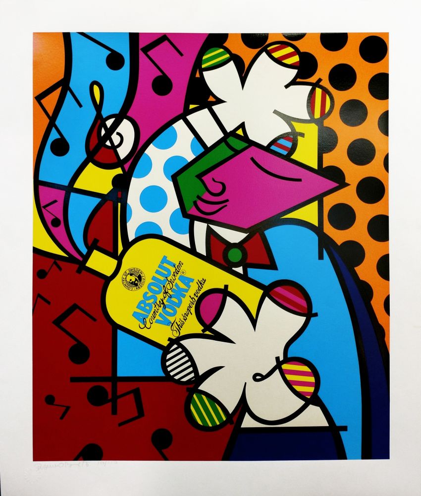 Siebdruck Britto - ABSOLUT BRITTO II