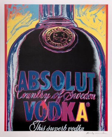 Siebdruck Warhol - Absolute Vodka