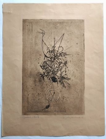 Radierung Friedlaender - Abstract composition