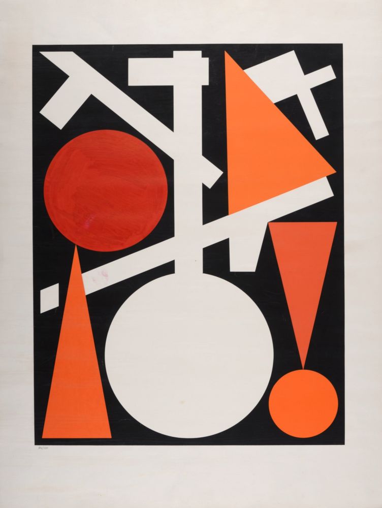 Siebdruck Herbin - Abstract Composition, 1959