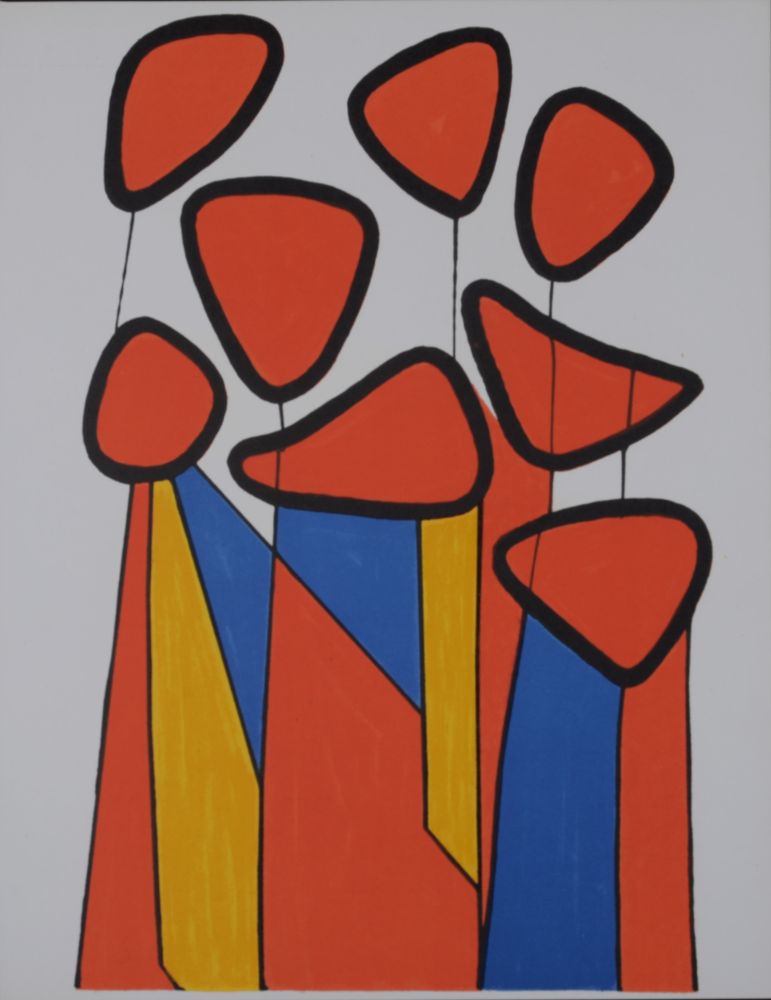 Lithographie Calder - Abstract Composition, 1972