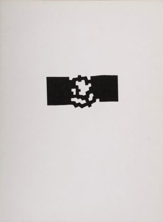 Lithographie Chillida - Abstract Composition #1, 1980