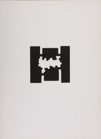 Lithographie Chillida - Abstract Composition #2, 1980