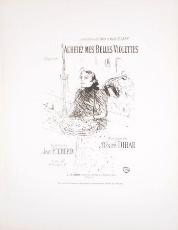 Lithographie Toulouse-Lautrec - Achetez mes belles violettes, 1895