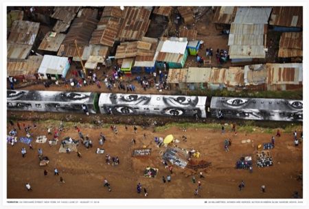 Plakat Jr - Action in Kibera slum, Nairobi, Kenya