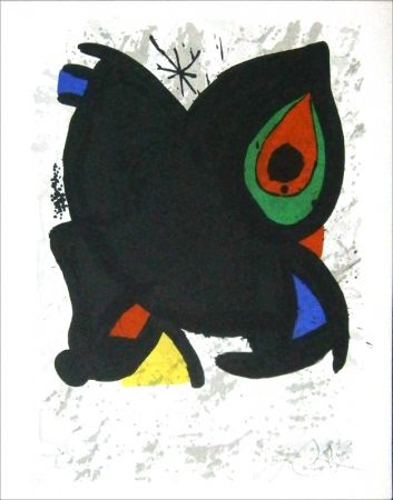 Lithographie Miró - AFF AVT GRAND PALAIS