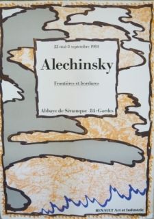 Plakat Alechinsky - Affiche exposition Abbaye de Sénanque