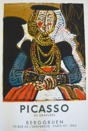 Plakat Picasso - Affiche exposition galerie Berggruen Mourlot