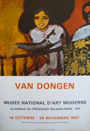 Plakat Van Dongen - Affiche exposition Musée d'art moderne