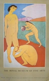 Plakat Matisse - Affiche exposition Royal museum of fine arts of Copenhagen