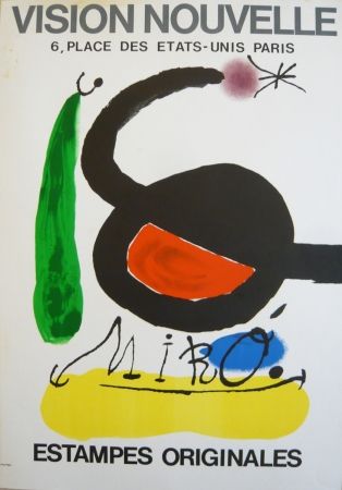 Plakat Miró - Affiche exposition Vision nouvelle