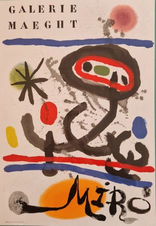 Plakat Miró - Affiche pour l'exposition 