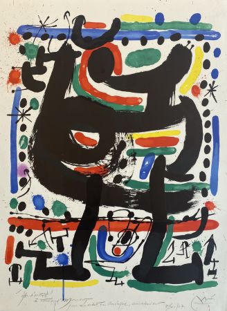 Lithographie Miró - Affiche pour Mourlot