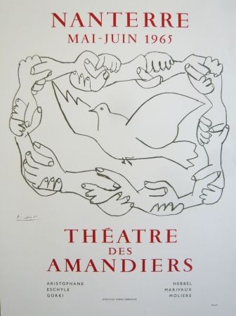Plakat Picasso - Affiche théâtre des Amandiers