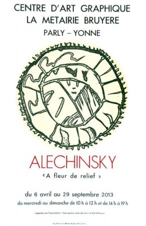 Plakat Alechinsky - Affiche À FLEUR DE RELIEF