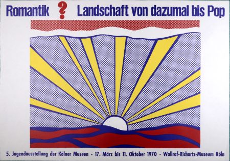Siebdruck Lichtenstein - (After) Romantik? Landschaft von dazumal bis Pop, 1970
