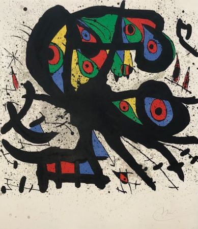 Lithographie Miró - Agora 1 