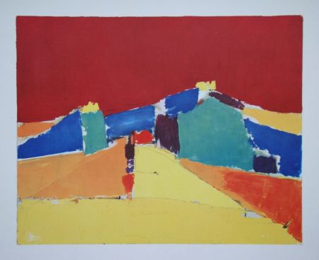 Lithographie De Stael - Agrigente
