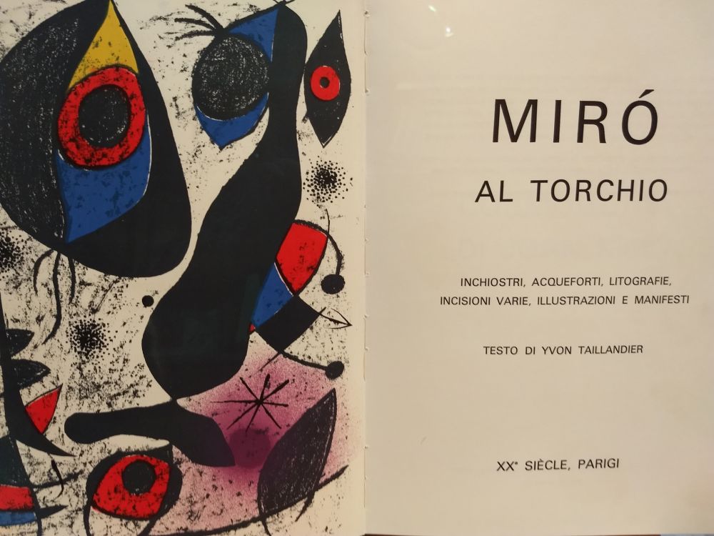 Illustriertes Buch Miró - Al Torchio