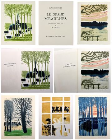 Illustriertes Buch Brasilier - Alain-Fournier : LE GRAND MEAULNES. Avec une lithographie signée et une suite des 12 lithographies signées (Paris, 1980)