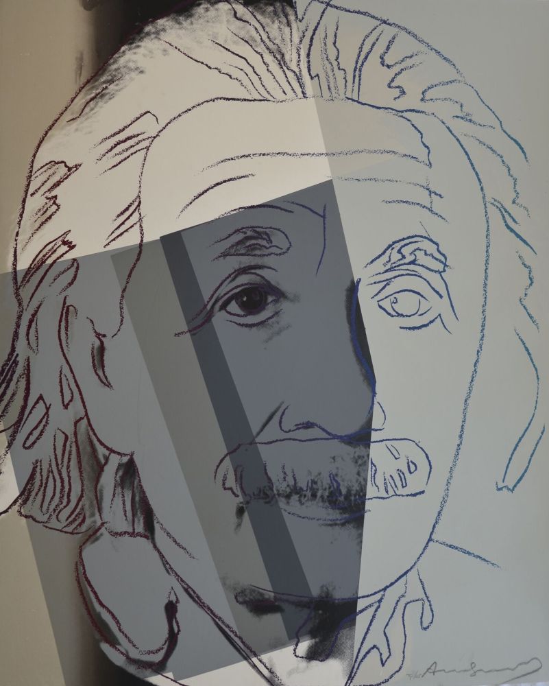 Siebdruck Warhol - Albert Einstein (FS II.229)