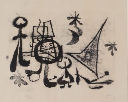 Lithographie Miró - Album 13, Plate VI
