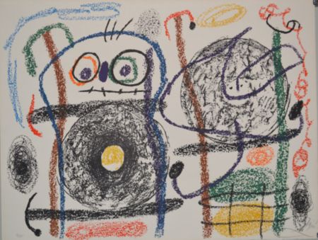Lithographie Miró - Album 21, plate 15 - M1140