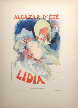 Lithographie Cheret - Alcazar d'Été Lidia, 1896