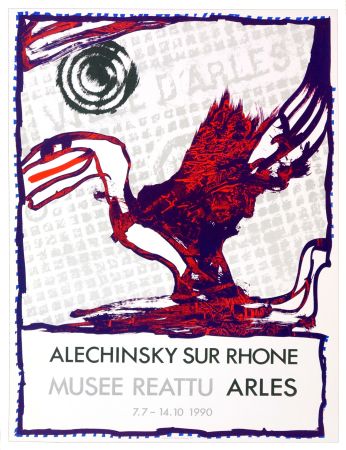 Plakat Alechinsky - Alechinsky sur Rhône
