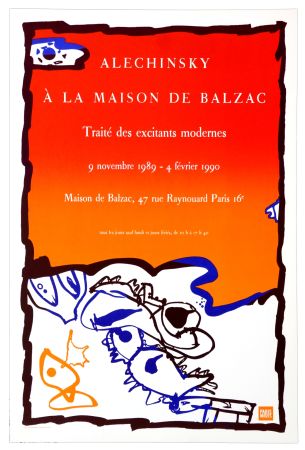 Plakat Alechinsky - Alechinsky à la maison Balzac