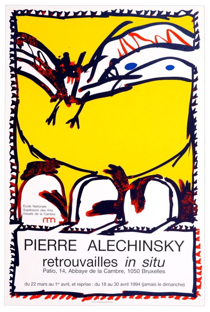 Plakat Alechinsky - Alechinsky/Retrouvailles in Situ