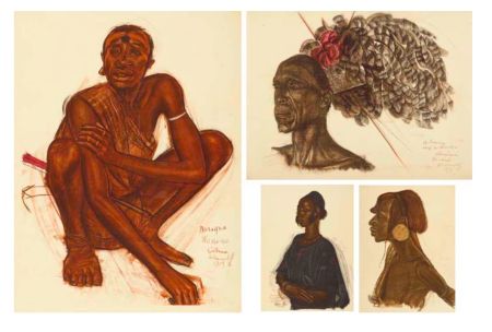 Keine Technische Iacovleff  - Alexandre Iacovleff (1887-1938). Dessins et peintures d’Afrique. 1927